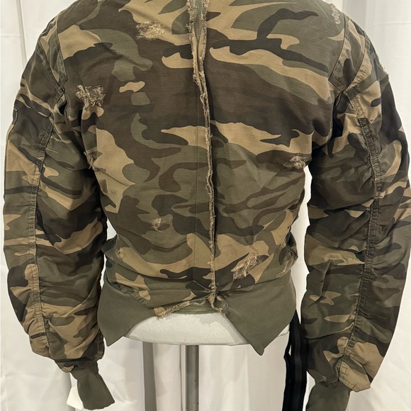 Ben Taverniti Unravel Project - bomber camouflage jacket - Picture 5 of 9